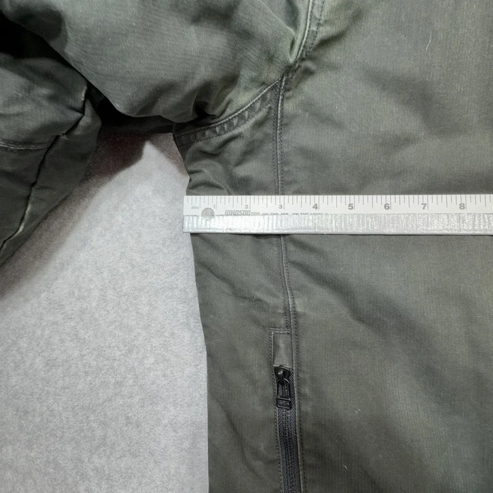Kuhl Burr Insulated Jacket Mens XXL Green Canvas Quilted Zip Outdoor Hiking 1207
